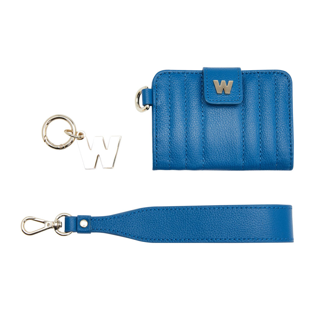 WOLF 1834 Mimi Credit Card Holder with Wristlet - Marine (4 Card Slots) - Image 8