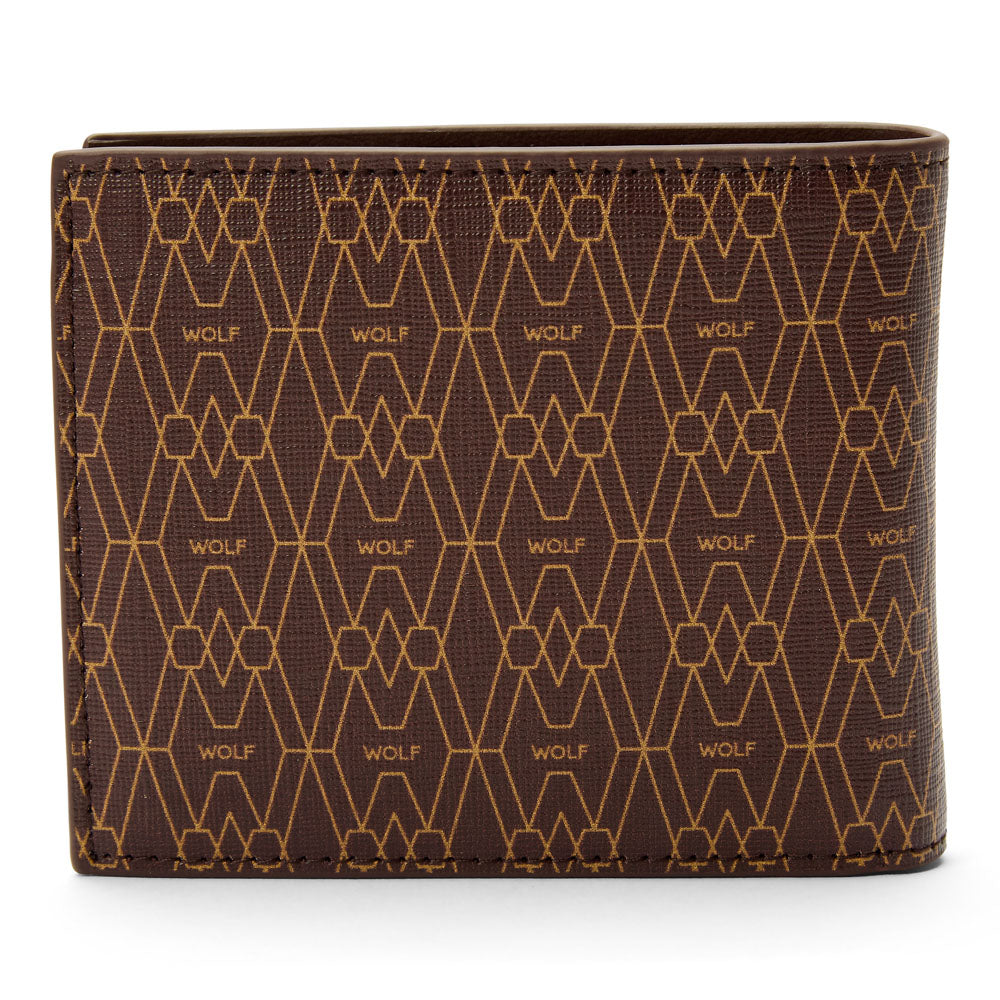 WOLF 1834 Signature Billfold – Brown, 8-Card RFID Wallet with Recycled Materials - Image 4