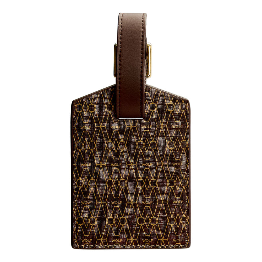 WOLF 1834 Signature Luggage Tag – Brown - Image 2