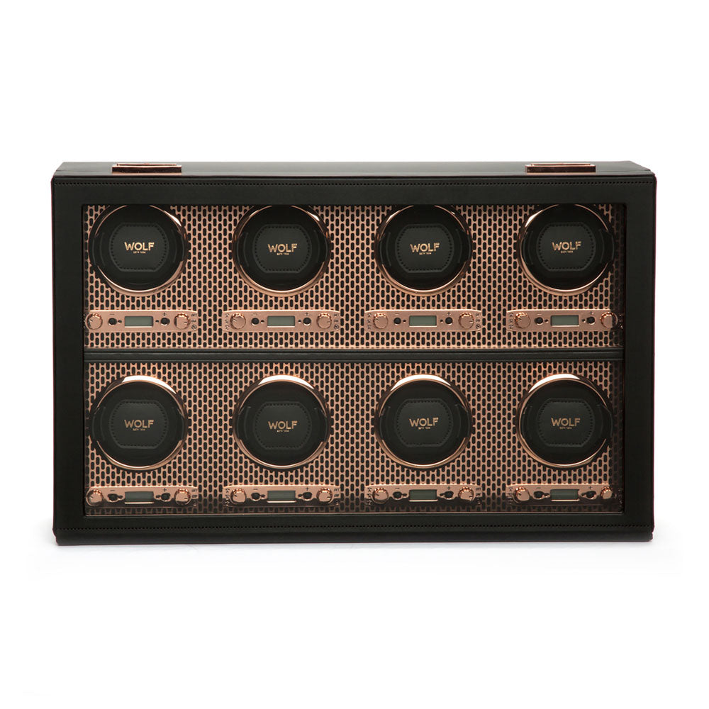 WOLF 1834 Axis 8 Piece Watch Winder - Copper - Image 1