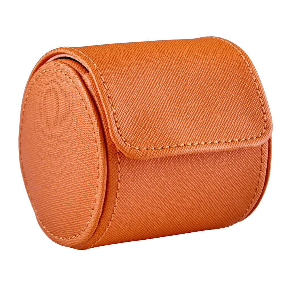 WOLF 1834 Seltzer Single Watch Roll – Orange/Peach - Image 2