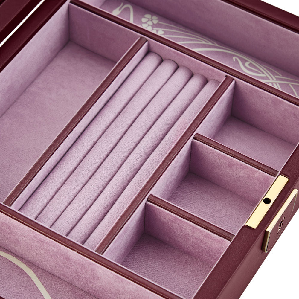 WOLF 1834 X Liberty Medium Jewelry Box – Burgundy - Image 4