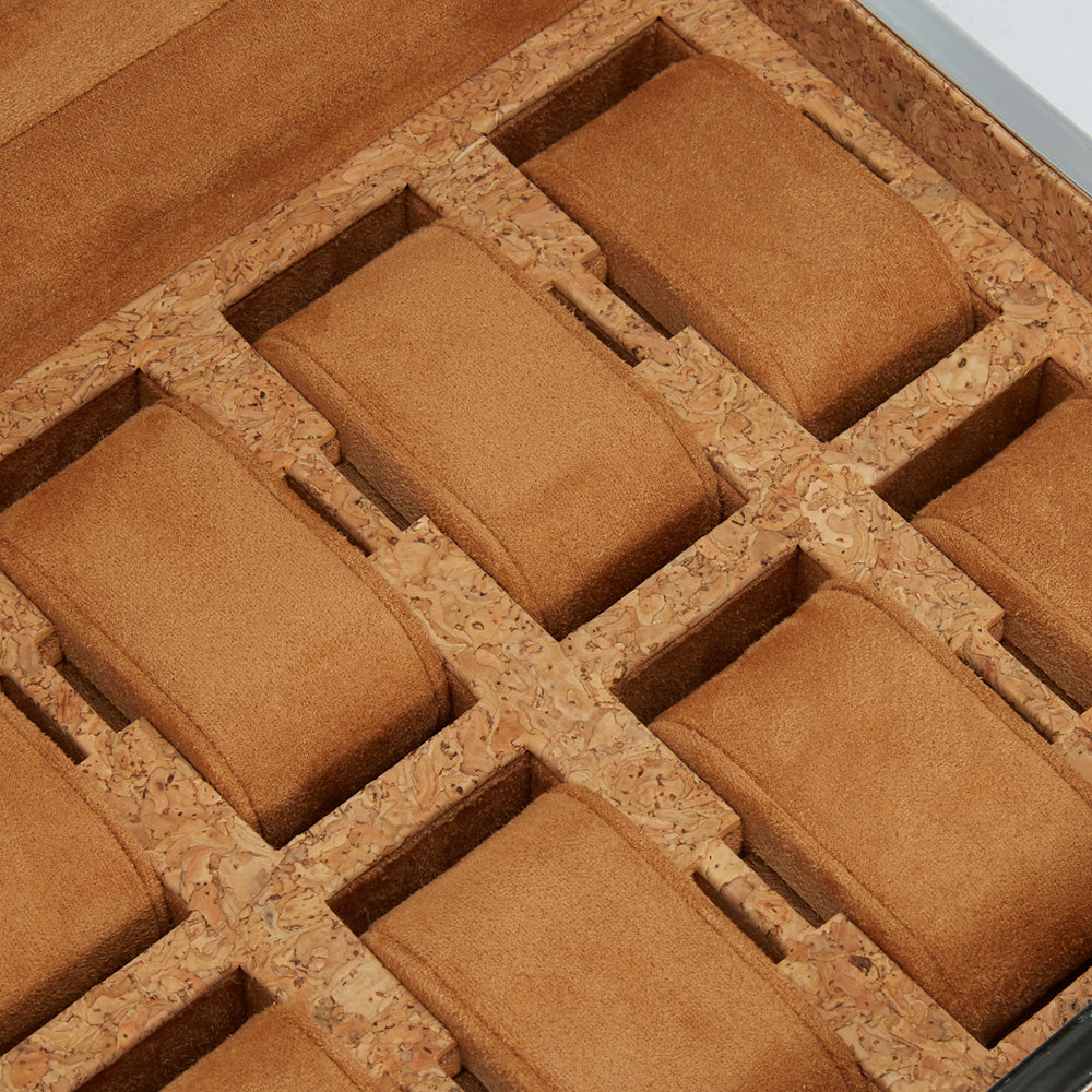 WOLF 1834 x Analog:Shift 1976 Collection 8-Piece Watch Box - Cork & Steel