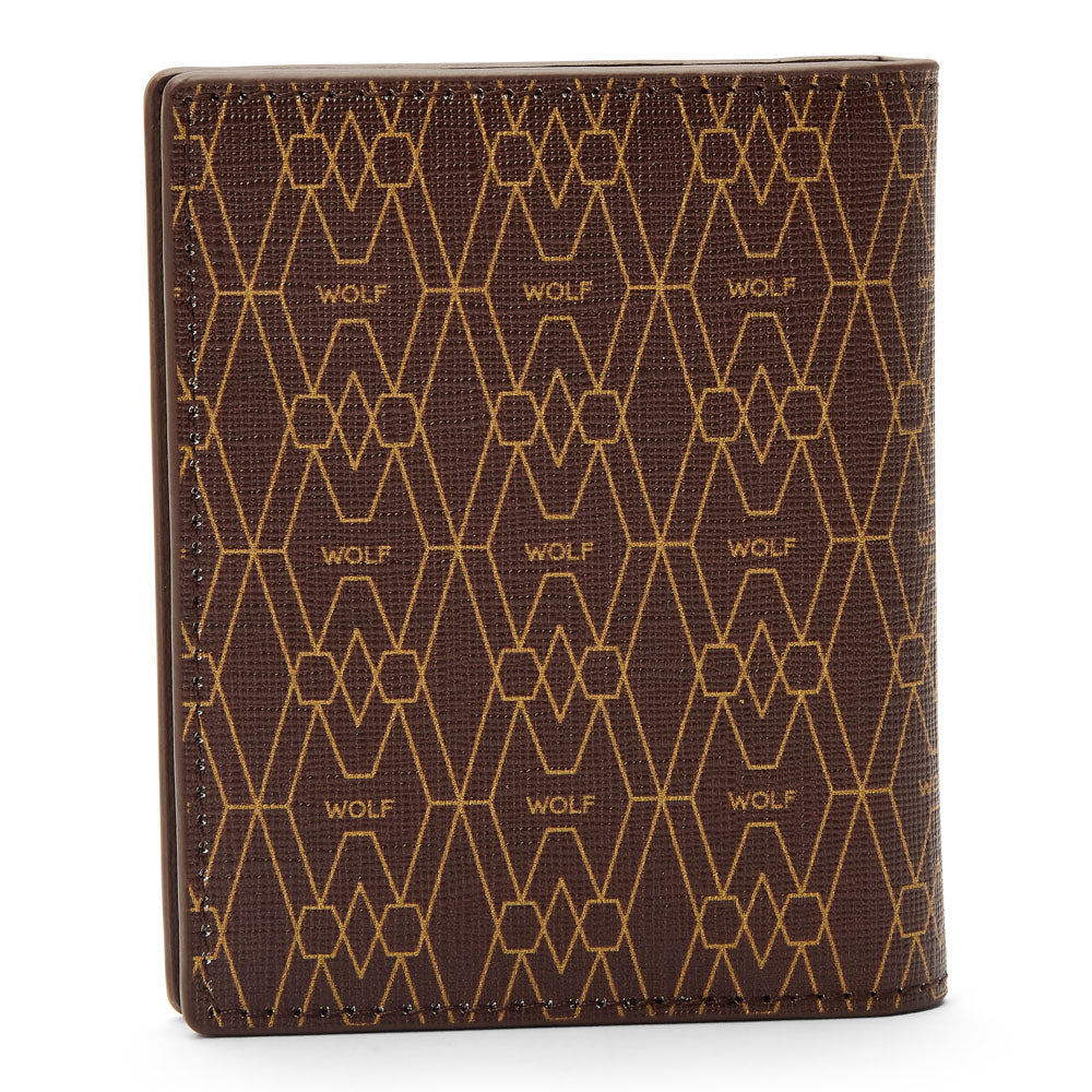 WOLF 1834 Signature ID Card Case – Brown (5 Card Slots, RFID Protection) - Image 4