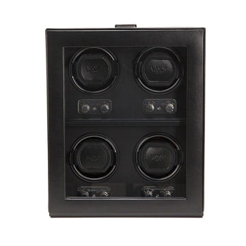 WOLF 1834 Heritage 4-Piece Watch Winder - Black - Image 1