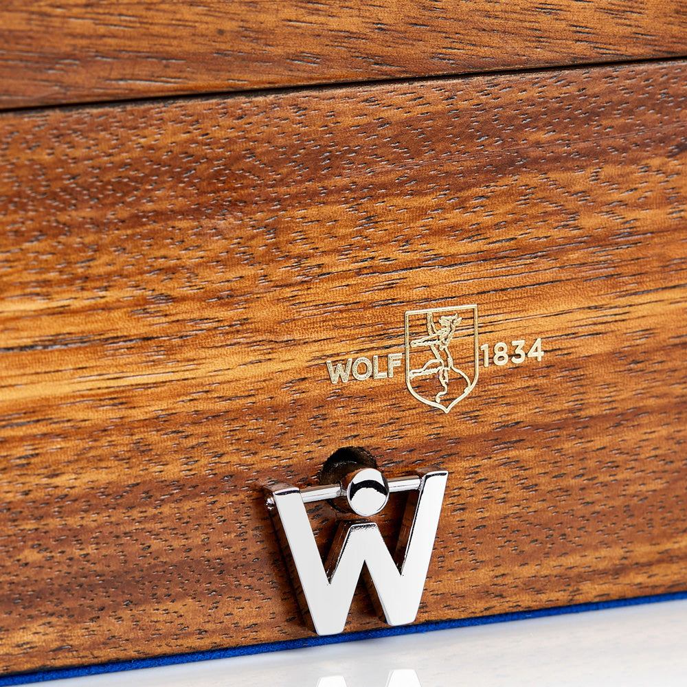 WOLF 1834 Ballet Musical Jewelry Box – Swan Lake Walnut Wood - Image 9