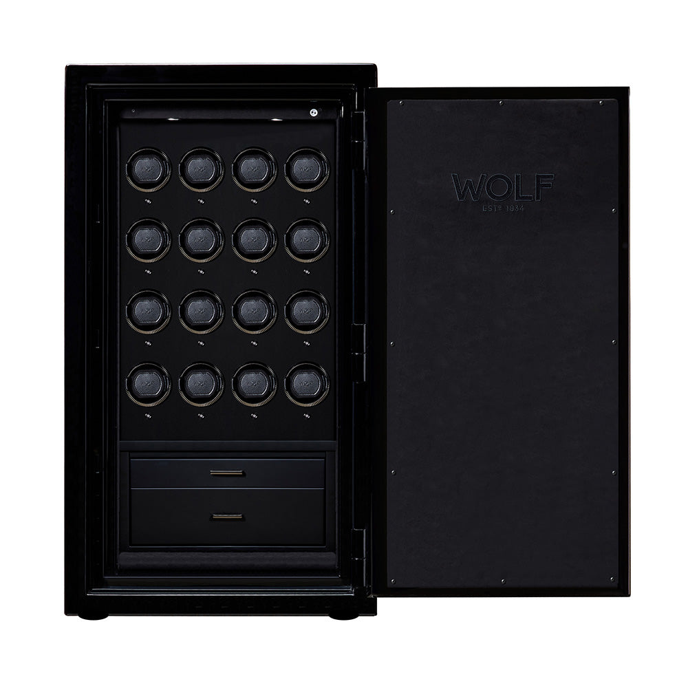 WOLF 1834 Atlas 16 Piece Winder Safe – Onyx/Gunmetal - Image 2