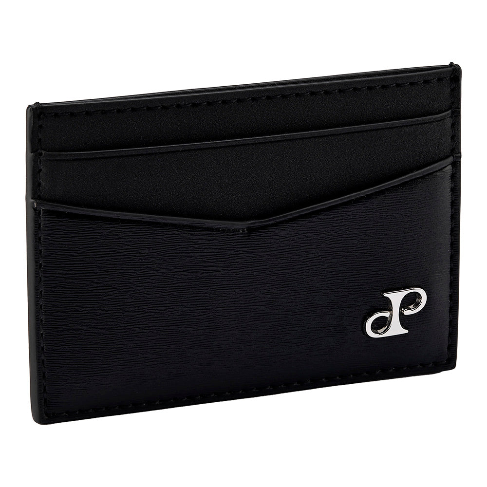 WOLF 1834 Philipp Card Case - Black Vegan Leather with RFID Protection (4 Card Slots) - Image 2