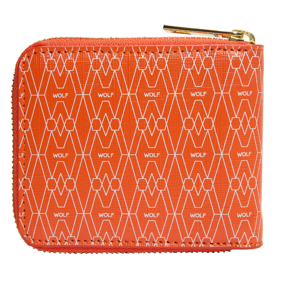 WOLF 1834 Signature Zip Wallet – Orange - Image 3