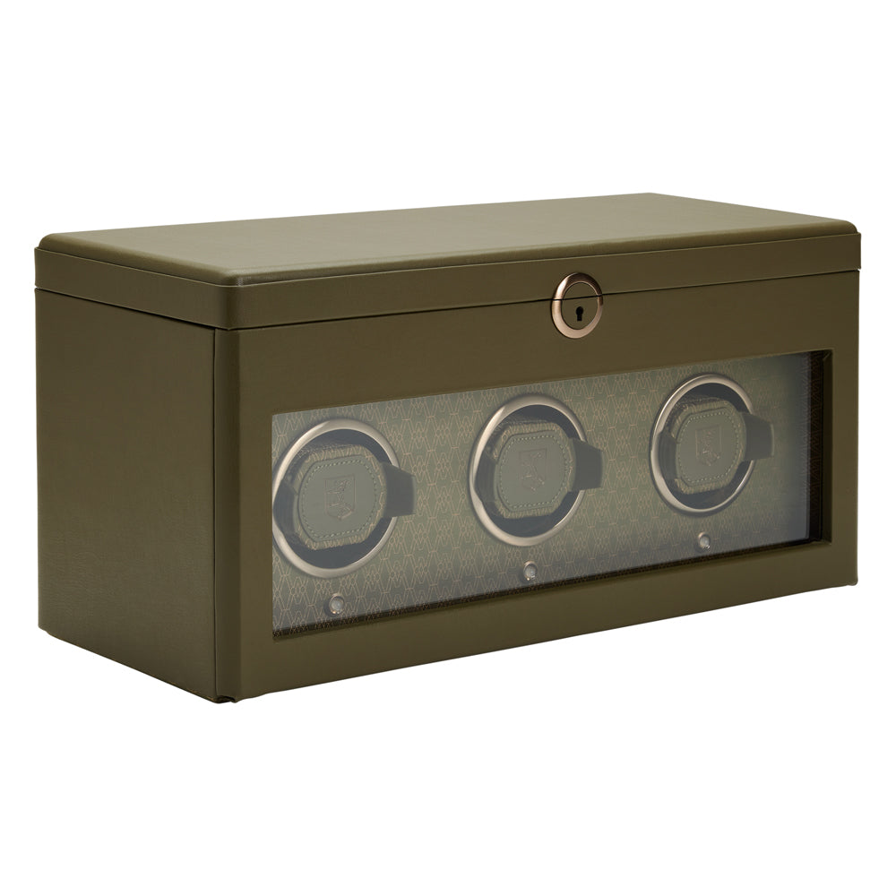 WOLF 1834 Earth Triple Watch Winder – Olive - Image 2