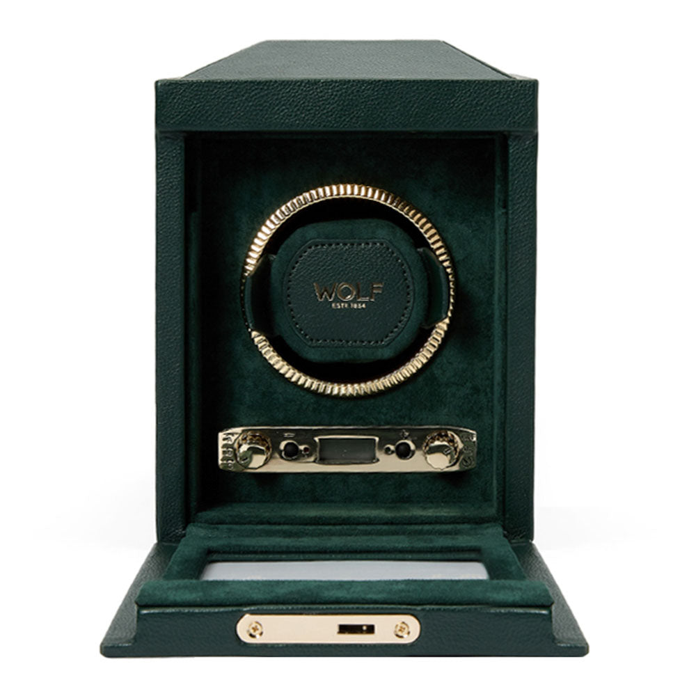 WOLF 1834 British Racing Single Watch Winder – British Racing Green - Image 3