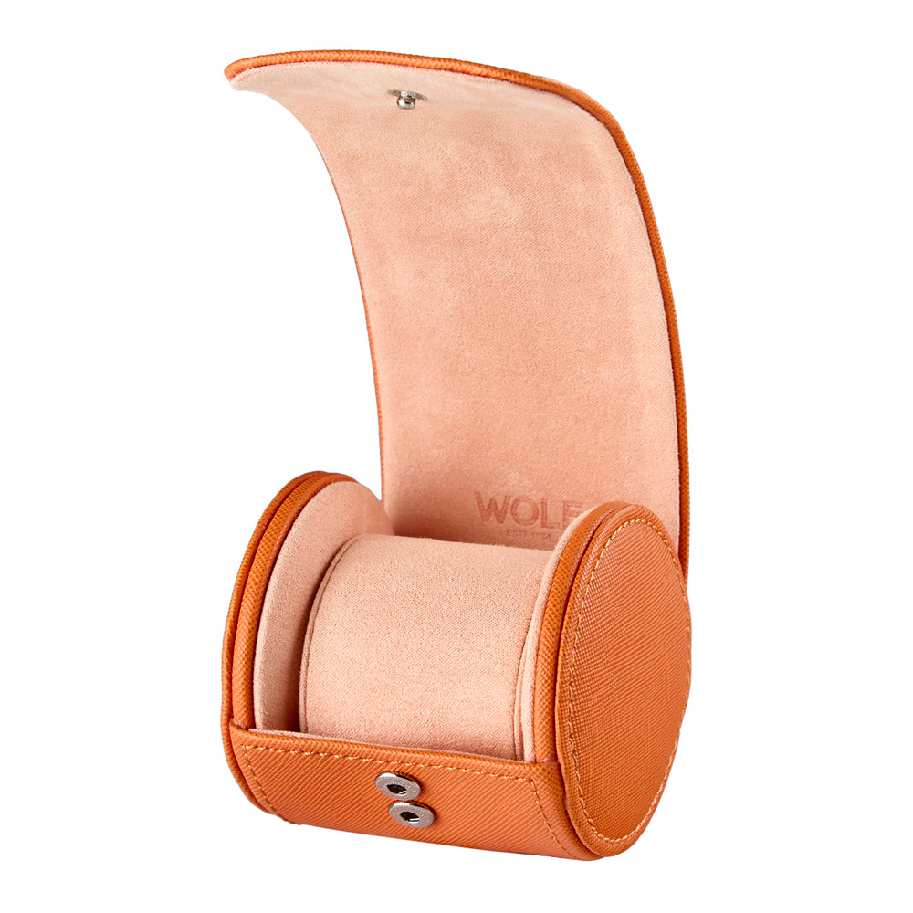 WOLF 1834 Seltzer Single Watch Roll – Orange/Peach - Image 3