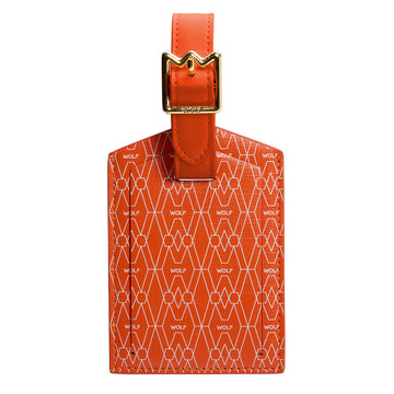 WOLF 1834 Signature Luggage Tag – Orange - Image 1