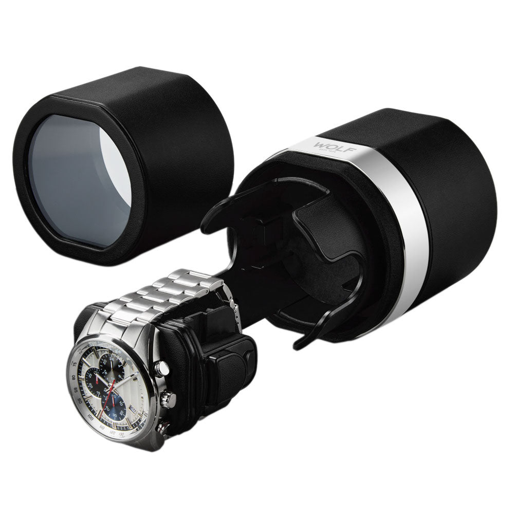 WOLF 1834 The Rocket Travel Watch Winder – Black (Single Watch) - Image 4