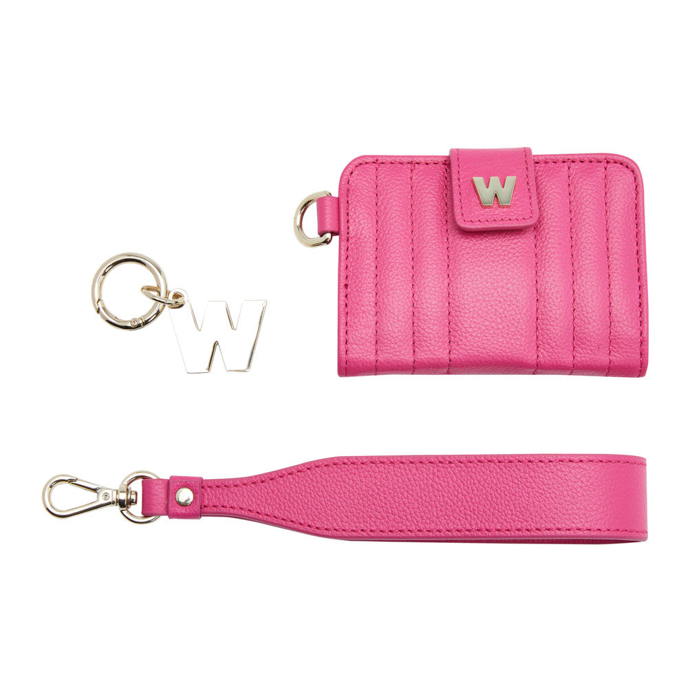 WOLF 1834 Mimi Credit Card Holder with Wristlet – Pink - Image 8