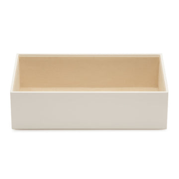 WOLF 1834 Vault 4" Deep Tray - Ivory | Modular Jewelry Storage - Image 1