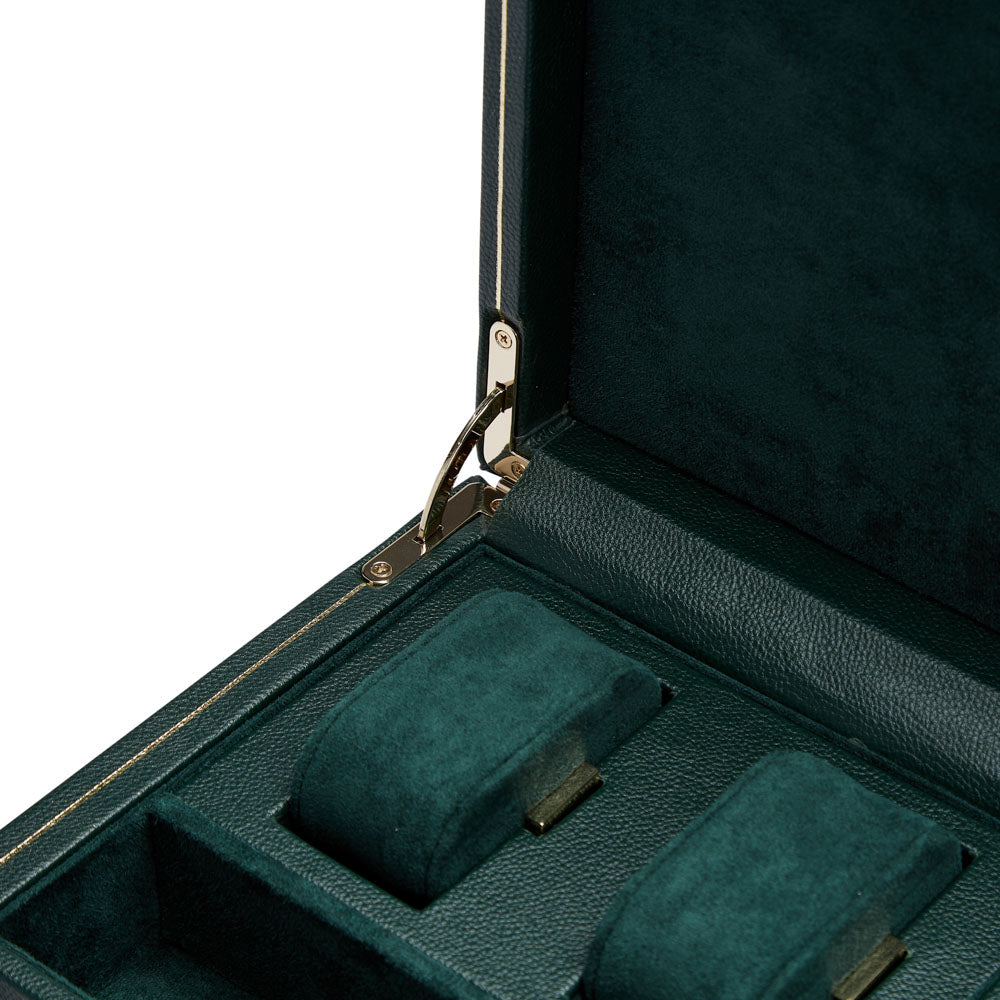 WOLF 1834 British Racing Single Watch Winder with Storage - Green - Image 4