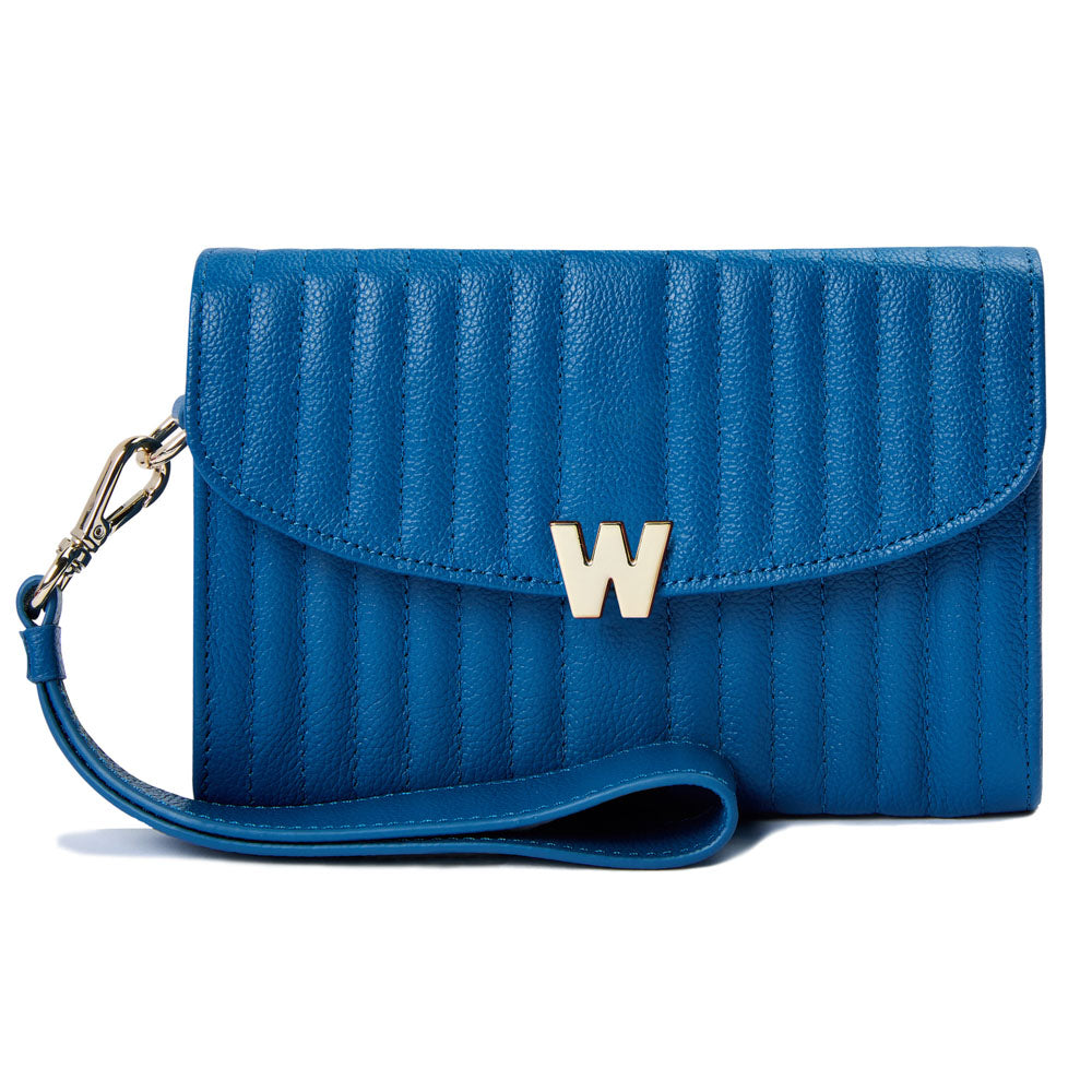 WOLF 1834 Mimi Crossbody Bag with Wristlet – Marine Vegan Leather - Image 2