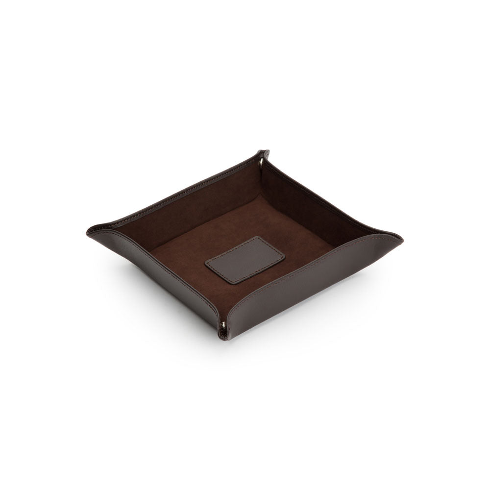 WOLF 1834 Blake Coin Tray - Brown Leather - Image 2