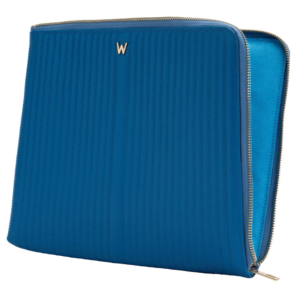 WOLF 1834 Mimi Laptop Sleeve 13" with Handle – Marine - Image 2