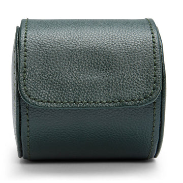 WOLF 1834 British Racing Single Watch Roll – Green (Compact Travel Watch Case) - Image 1