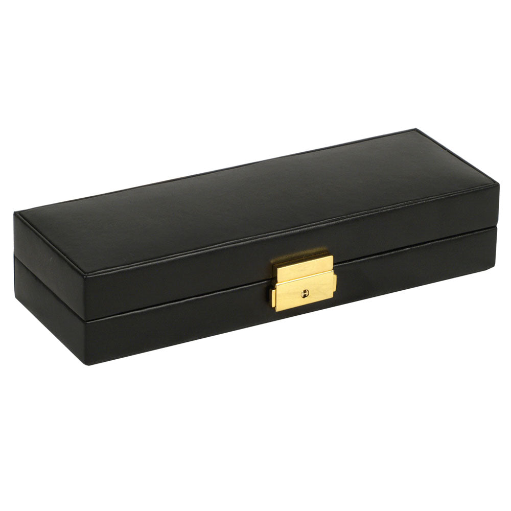 WOLF 1834 Heritage Safe Deposit Jewelry Case – Black - Image 1