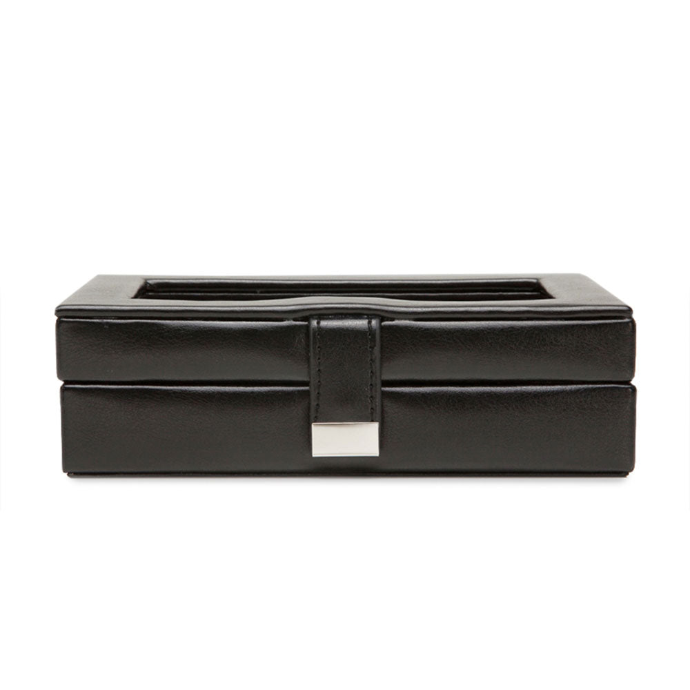WOLF 1834 Heritage 15-Piece Cufflink Box - Black - Image 1