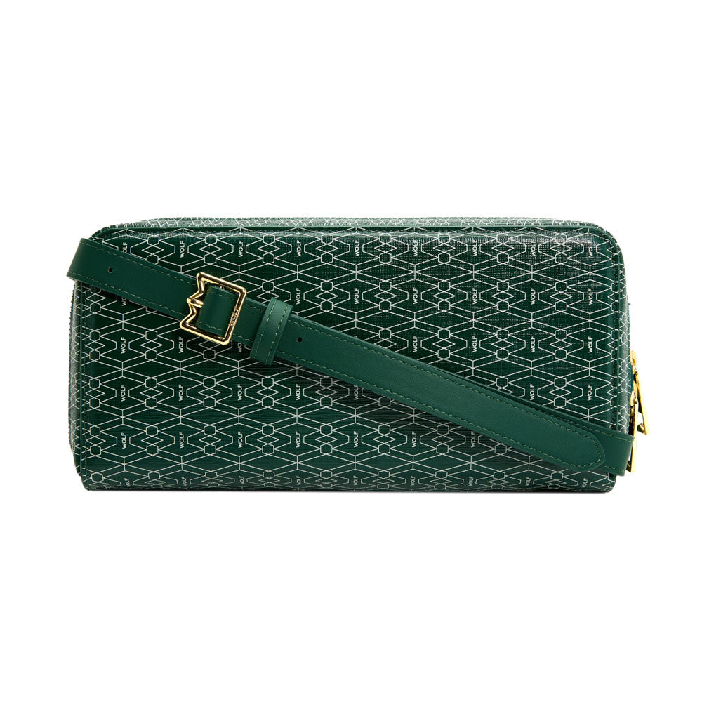 WOLF 1834 Signature Travel Case – Green (Recycled Vegan) - Image 2