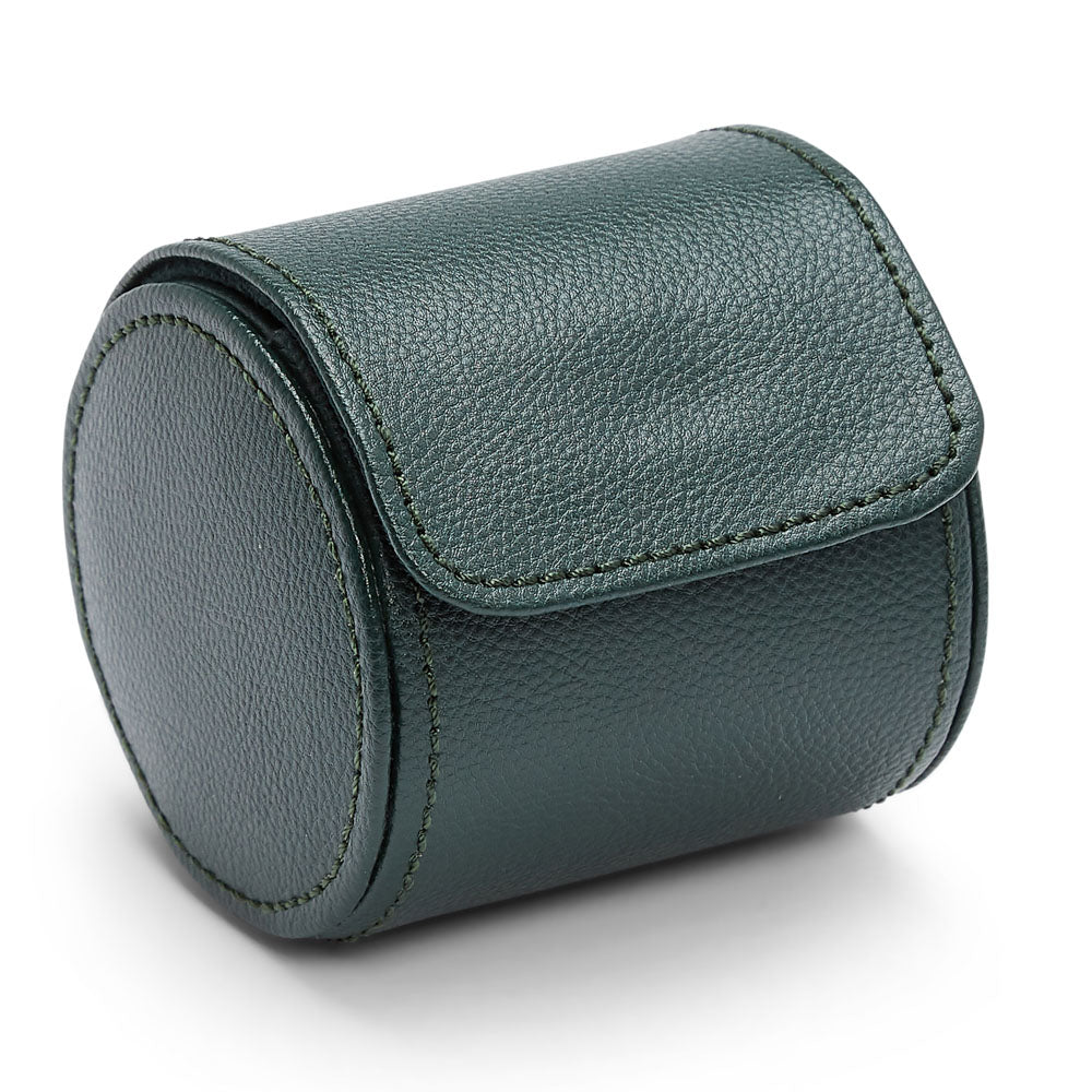 WOLF 1834 British Racing Single Watch Roll – Green (Compact Travel Watch Case) - Image 2