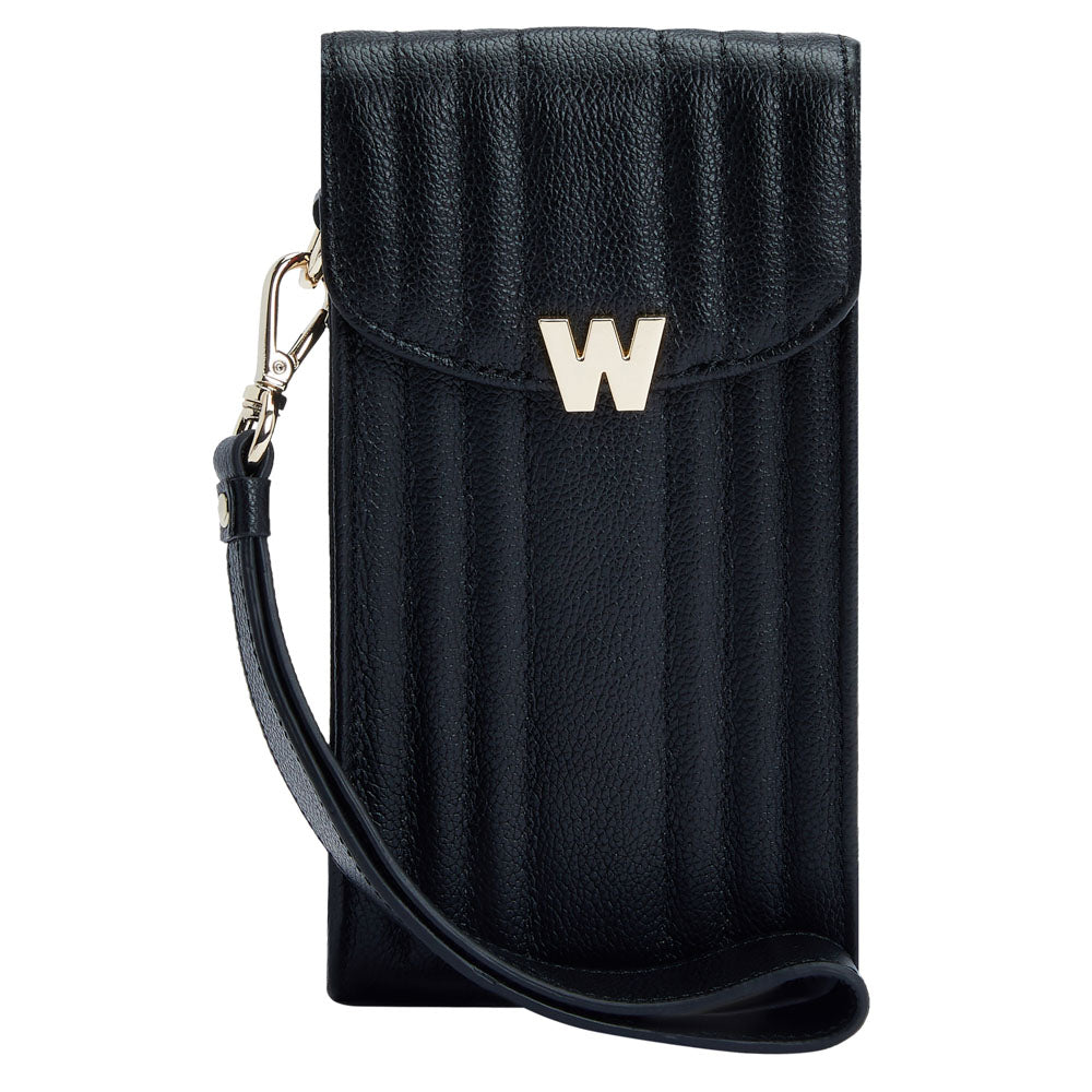 WOLF 1834 Mimi Phone Case with Wristlet & Lanyard – Black - Image 2