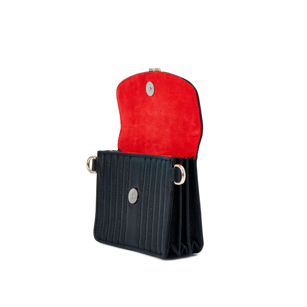 WOLF 1834 Mimi Mini Bag with Wristlet & Lanyard - Black - Image 7