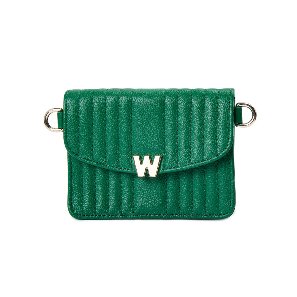 WOLF 1834 Mimi Mini Bag with Wristlet & Lanyard - Forest Green - Image 4