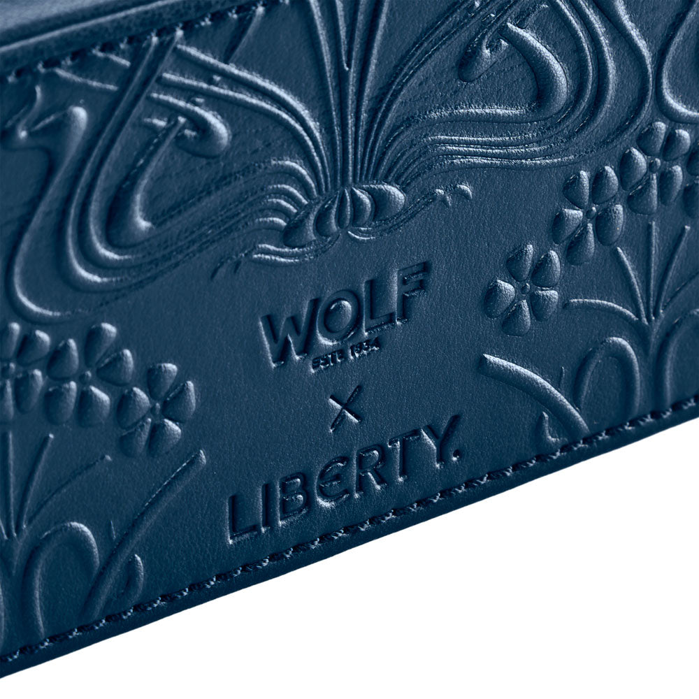 WOLF 1834 x Liberty Medium Zip Case – Navy - Image 6