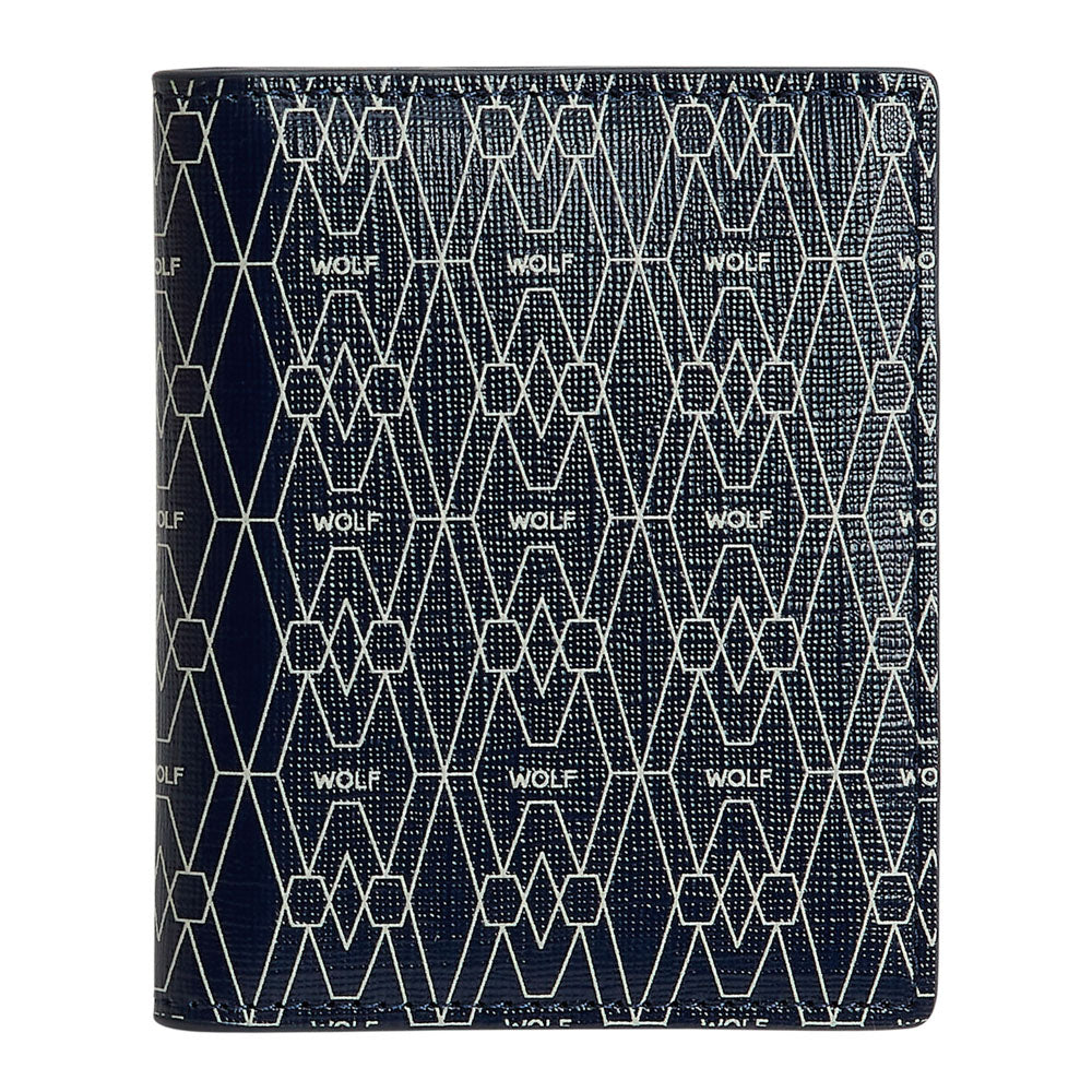 WOLF 1834 Signature ID Card Case - Blue with RFID Protection - Image 1
