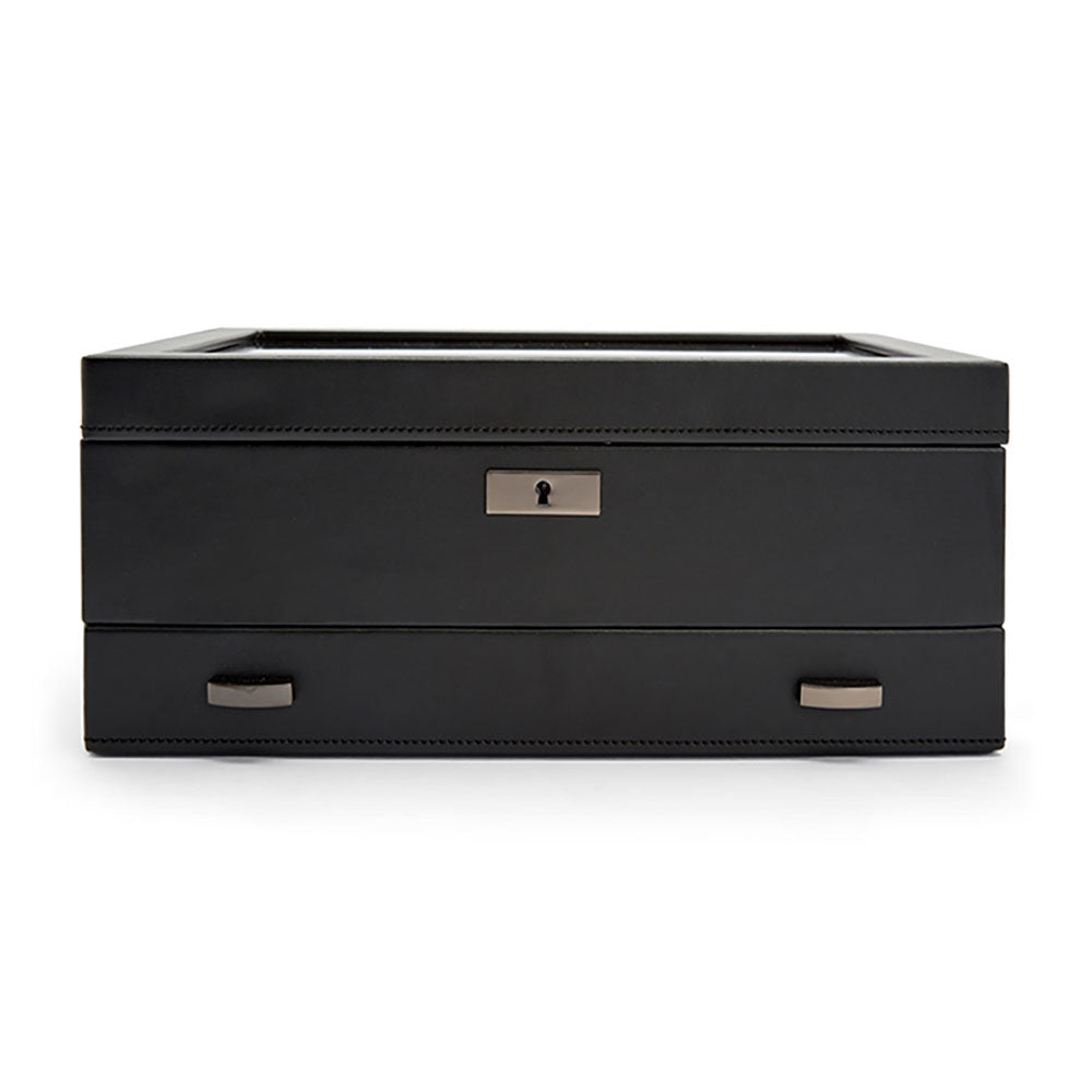 WOLF 1834 Axis 10-Piece Watch Box with Drawer – Powder Coat - Image 1