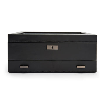 WOLF 1834 Axis 10-Piece Watch Box with Drawer – Powder Coat - Image 1