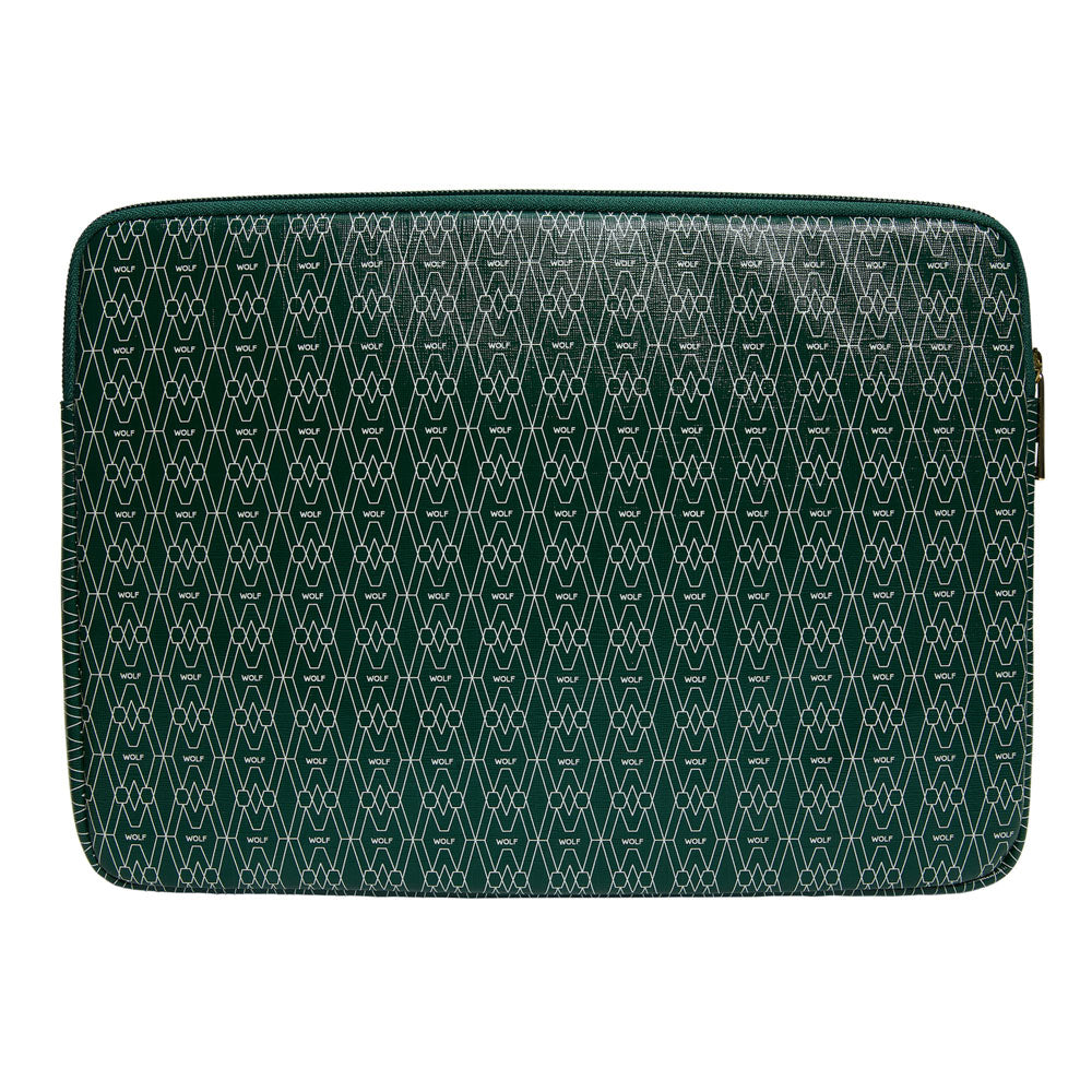 WOLF 1834 Signature Laptop Zip Case – Green - Image 4