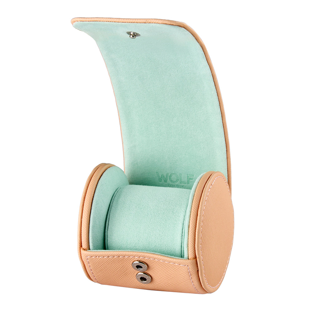WOLF 1834 Seltzer Single Watch Roll – Peach/Mint - Image 3