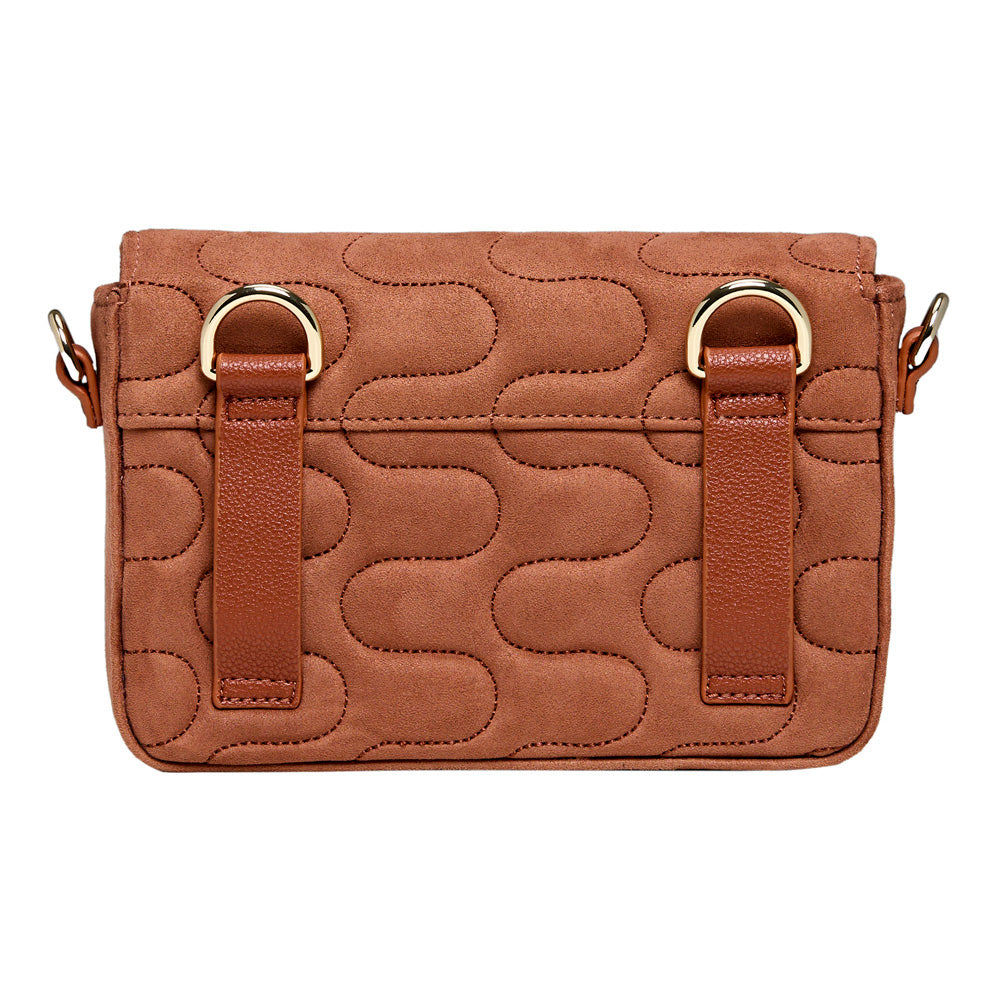 WOLF 1834 Mimi Swirl Cross Body Bag with Scarf – Nutshell Brown - Image 6