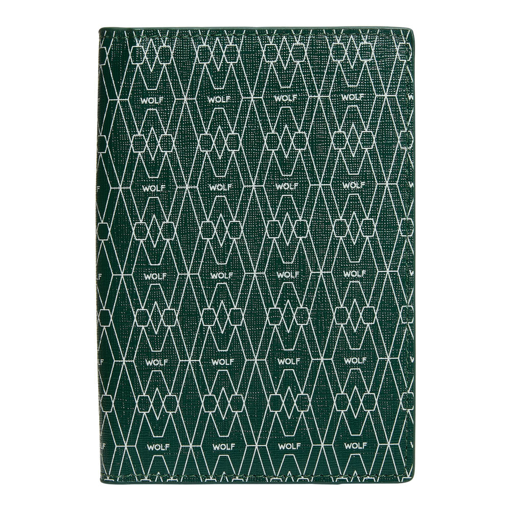 WOLF 1834 Signature Passport Sleeve - Green - Image 1