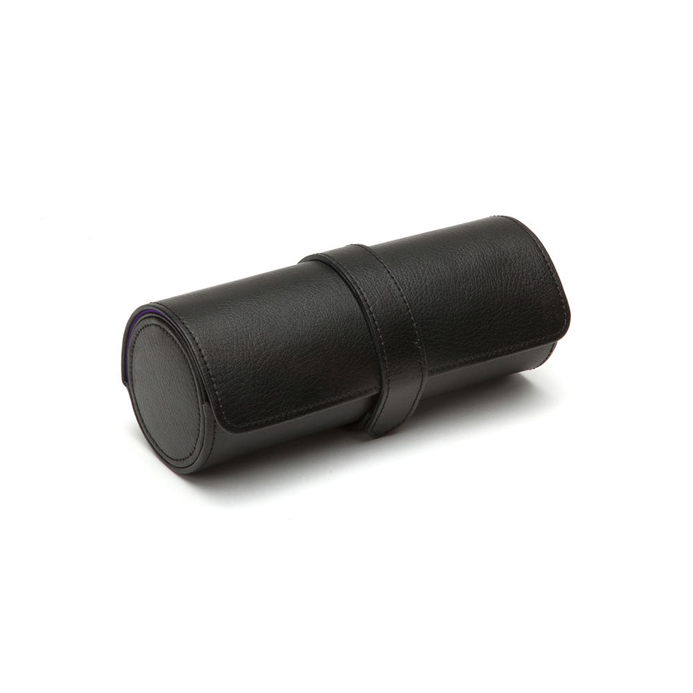 WOLF 1834 Blake Watch Roll with Capsule - Black/Purple - Image 2