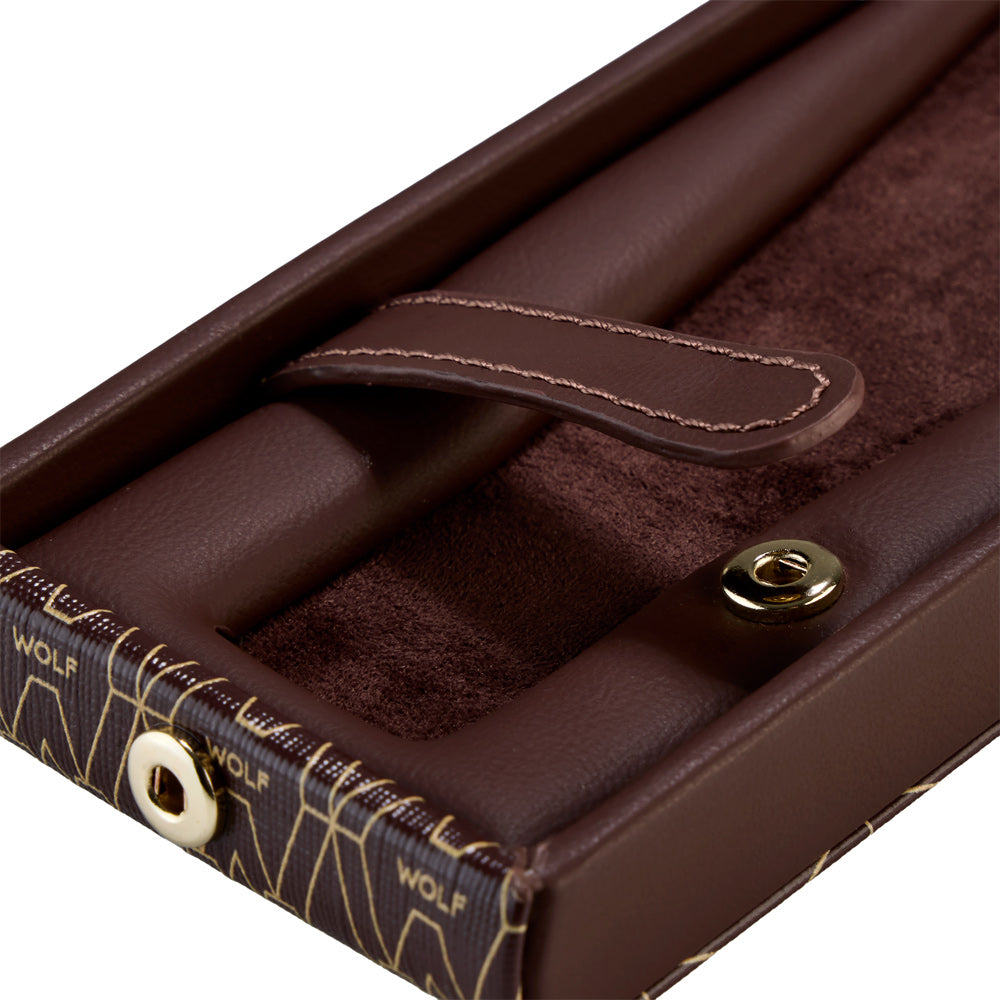 WOLF 1834 Signature Flip Watch Stand - Brown - Image 5