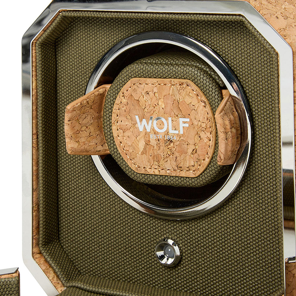 WOLF 1834 Cortica Single Watch Winder – Cork - Image 5