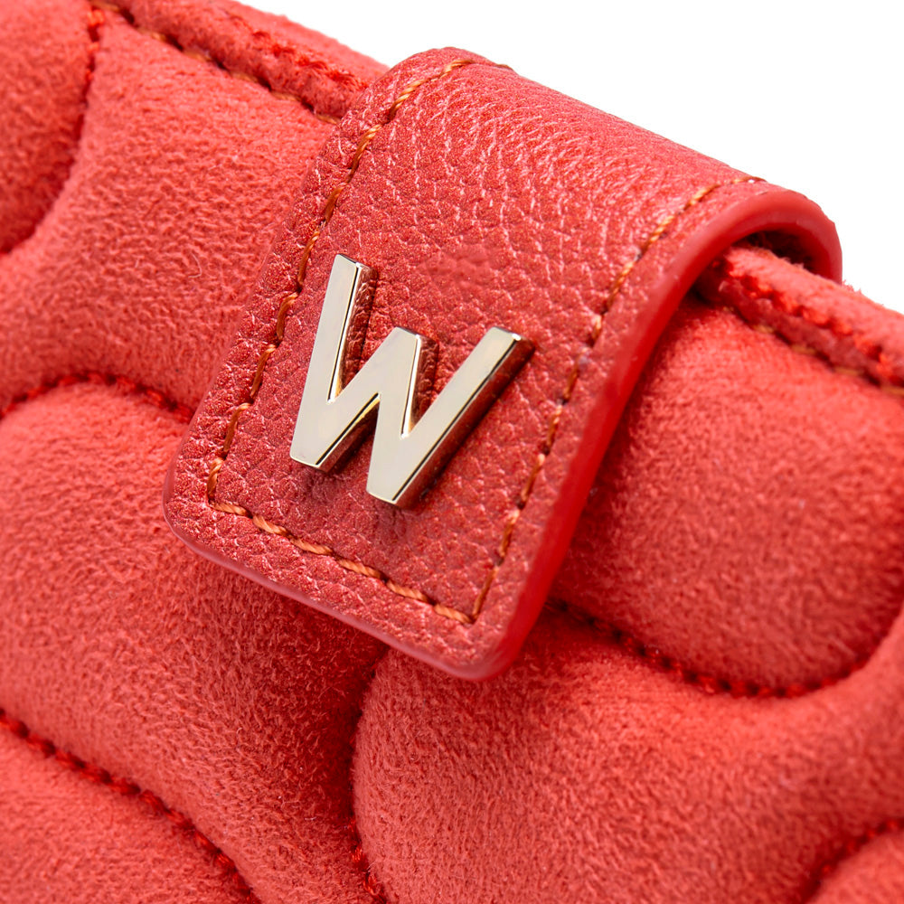 WOLF 1834 Mimi Swirl Card Case - Radiant Red (4 Card Slots, Detachable Wristlet) - Image 5