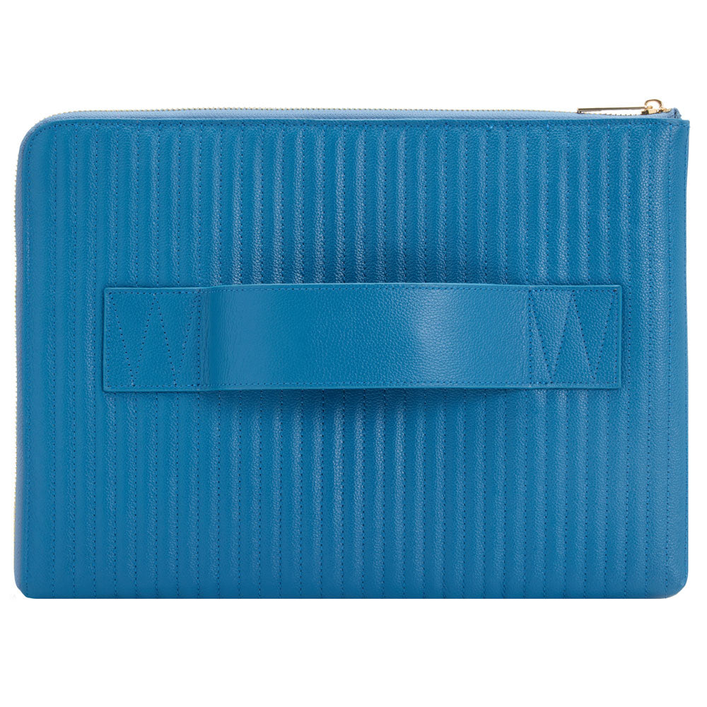 WOLF 1834 Mimi Laptop Sleeve 13" with Handle – Marine - Image 3