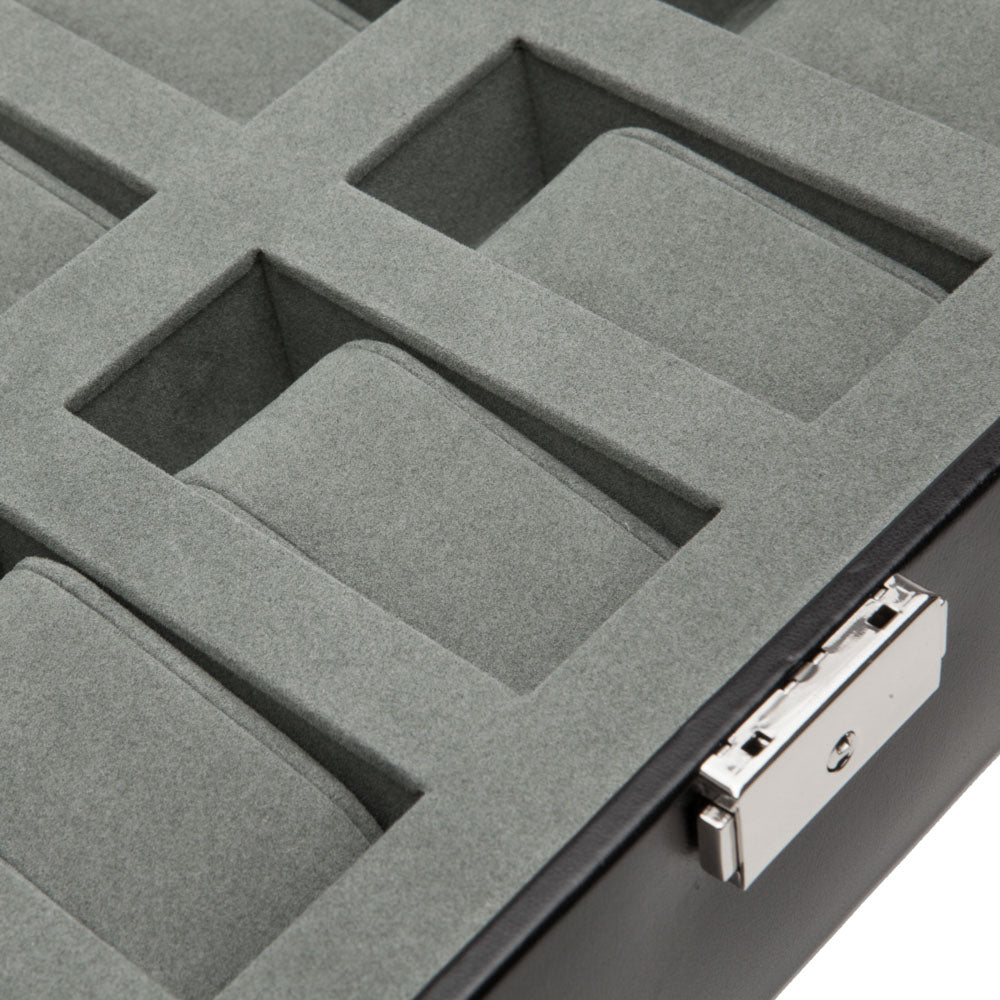 WOLF 1834 Heritage 10-Piece Watch Box – Black - Image 5