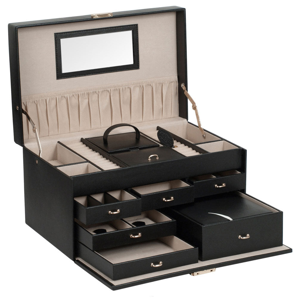 WOLF 1834 Heritage Large Jewelry Box – Black - Image 3