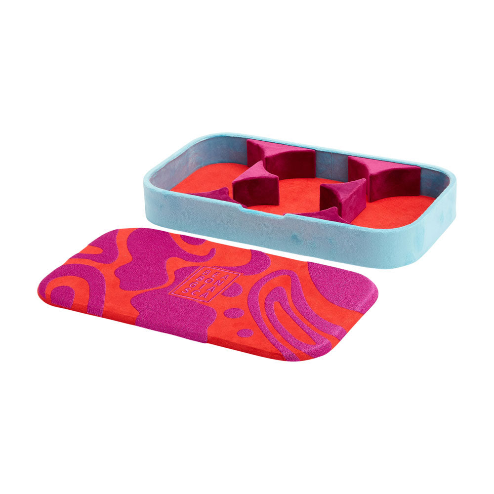 WOLF 1834 Bea Bongiasca Medium Jewelry Tray - Red/Blue/Purple - Image 3