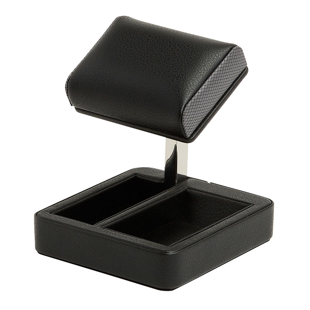 WOLF 1834 Classic Single Travel Watch Stand - Black - Image 3