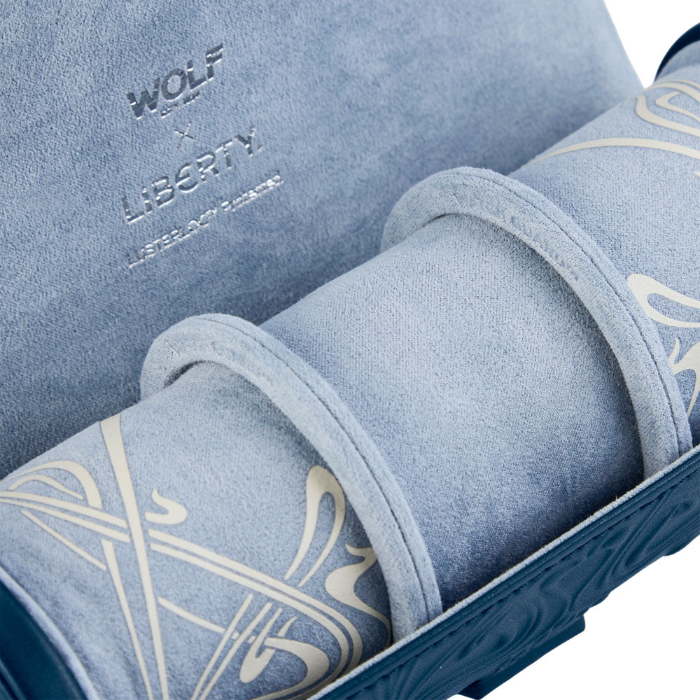 WOLF 1834 X Liberty Triple Watch Roll – Navy - Image 6